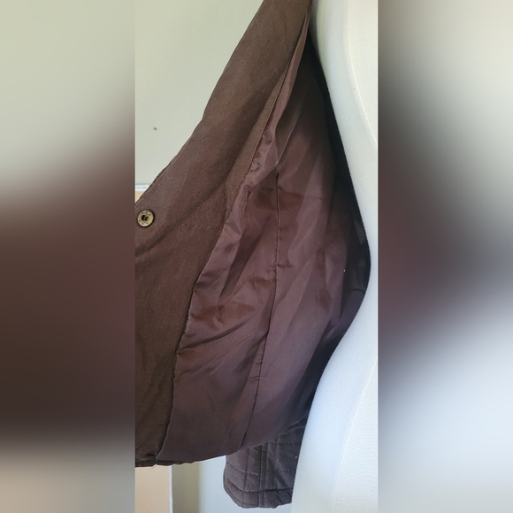 100% Silk SilkLand Quilted Jacket Size L - Picture 7 of 8